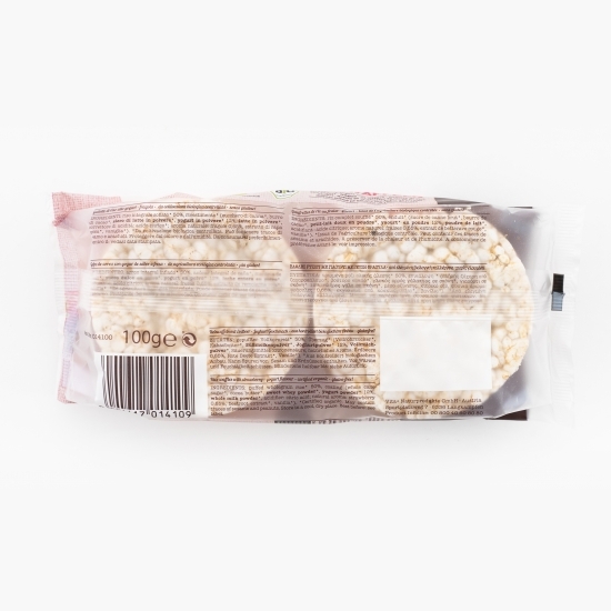Napolitane din orez cu căpșuni, eco, fără gluten 100g