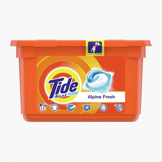 Detergent de rufe capsule All in One Alpine, 12 spălări
