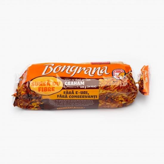 Toast cu făină graham 500g