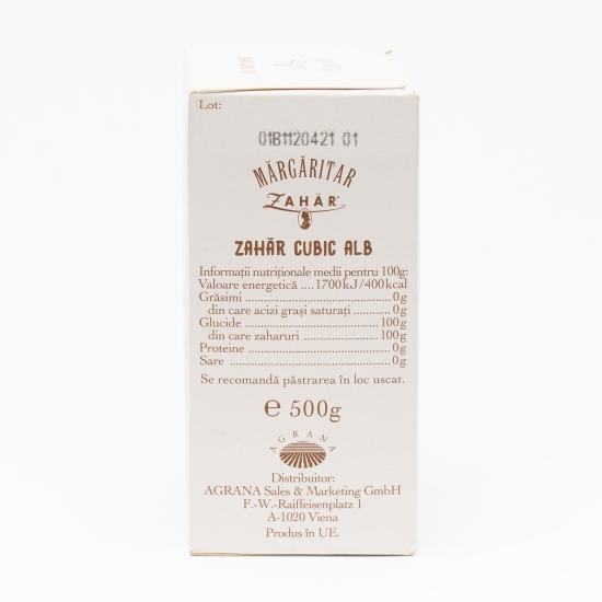 Zahăr cubic alb 500g