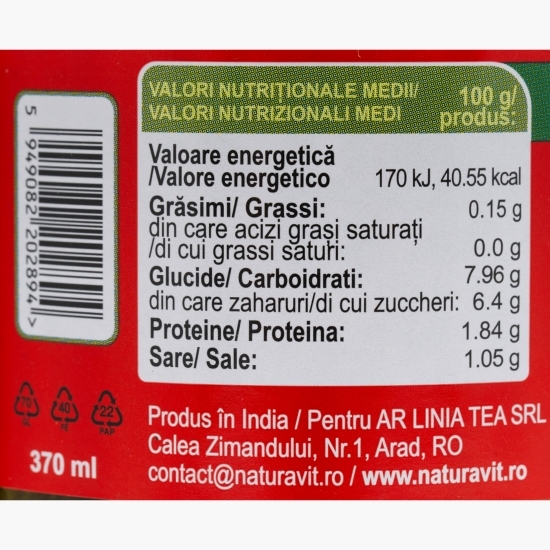 Mini castraveți picanți în oțet 350g