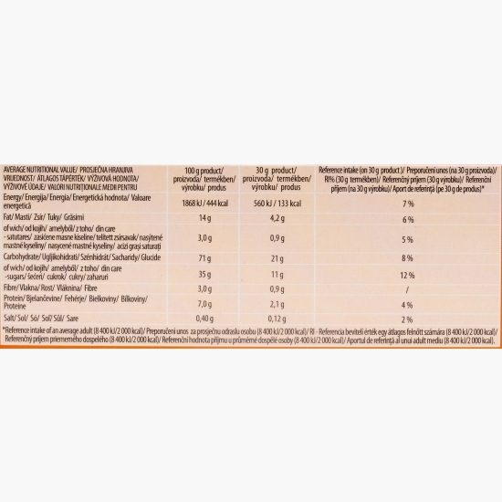 Cereale pernuțe cu cremă nougat 250g