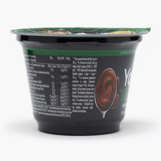 Budincă proteică cu gust de ciocolată și alune de pădure, fără zahăr adăugat 180g 