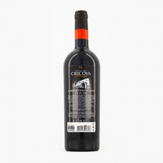 Vin roșu sec Cabernet Sauvignon, 750ml