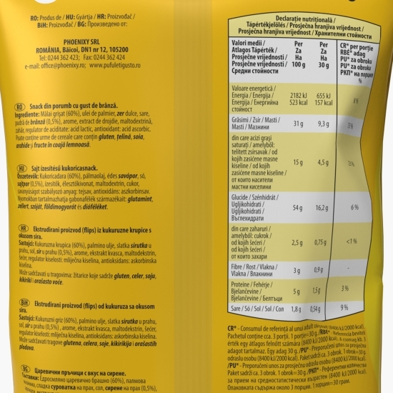 Snack Rings cu brânză 80g