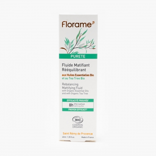Fluid matifiant reechilibrant bio pentru față 40ml