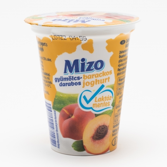 Iaurt fără lactoză cu bucăți de piersici 150g