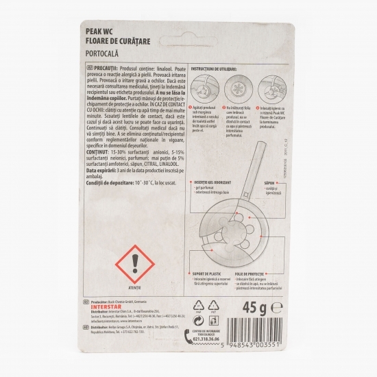 Floare WC portocală 45g