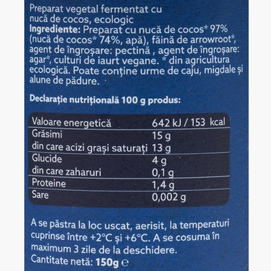 Preparat fermentat Joyurt din cocos eco 150g