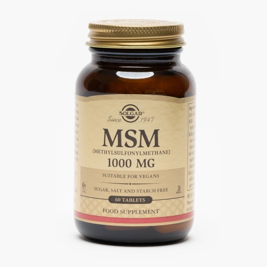 MSM 1000mg, 60 comprimate filmate