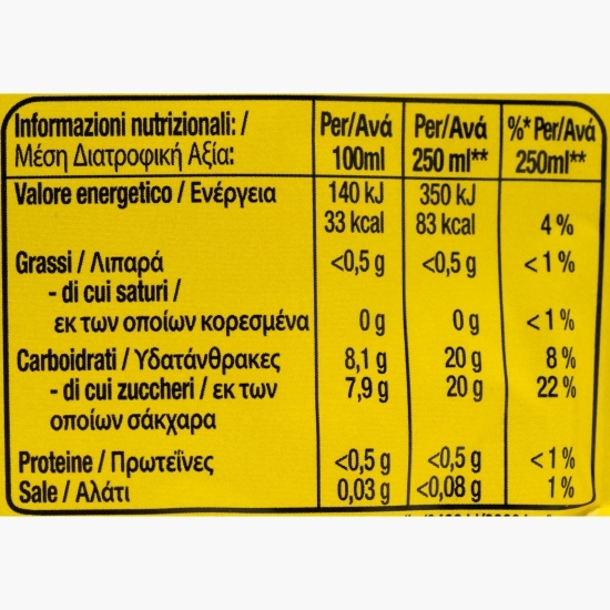 Ceai pudră cu aromă de lămâie 125g