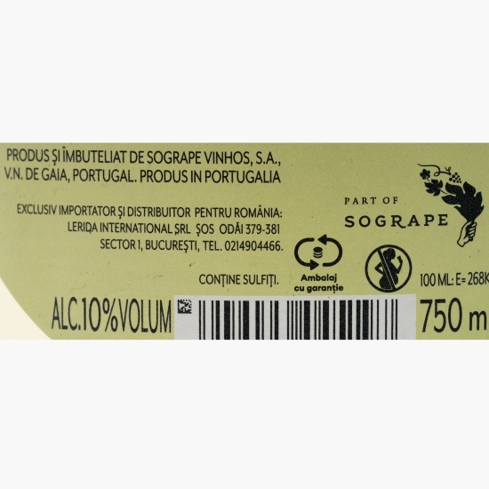 Vin alb demisec Branco, 10%, 0.75l