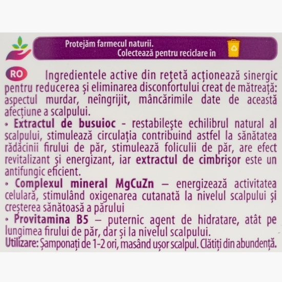 Șampon antimătreață 400ml