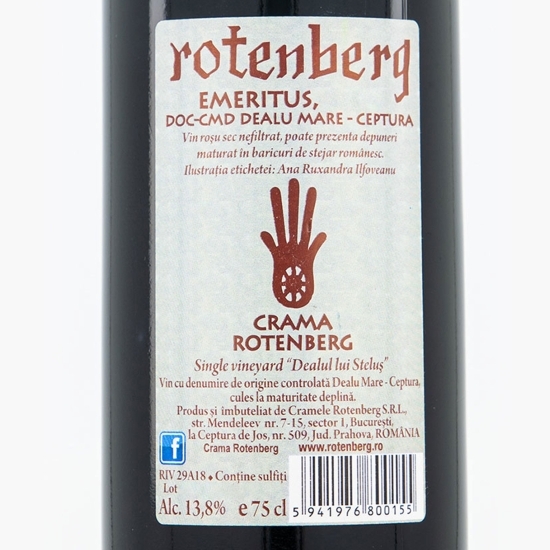 Vin roșu sec Rotenberg Emeritus, 13,8%, 0.75l