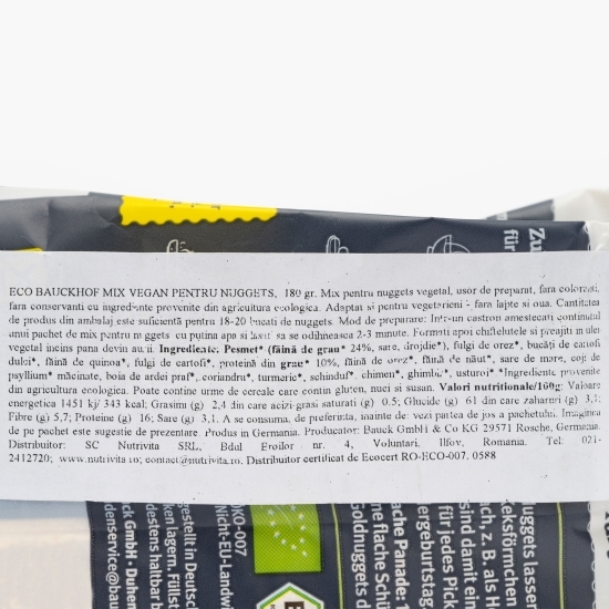 Mix eco pentru nuggets 180g