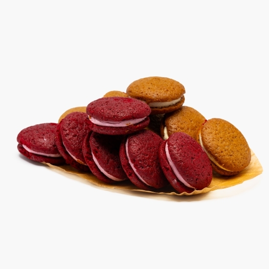 Mix biscuiți whoopie cu zmeură și scorțișoară 300g