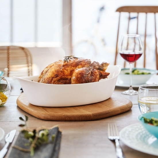 Vas termorezistent oval 29x17cm