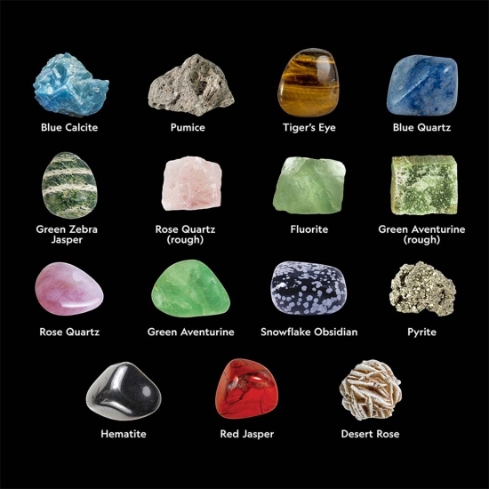 Kit creativ - Roci și minerale, 3+ ani