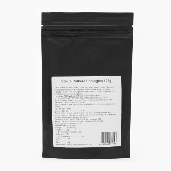 Stevia pulbere ecologică 125g