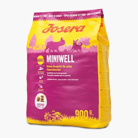 Hrană uscată pentru câini adulți Miniwell 900g
