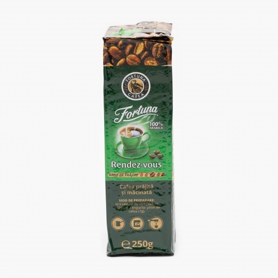 Rendez-vous 250g, cafea prăjită și măcinată