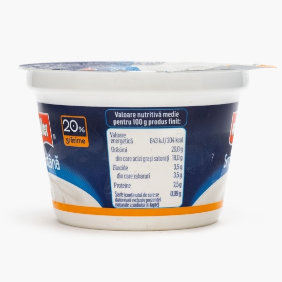 Smântână 20% grăsime 200g