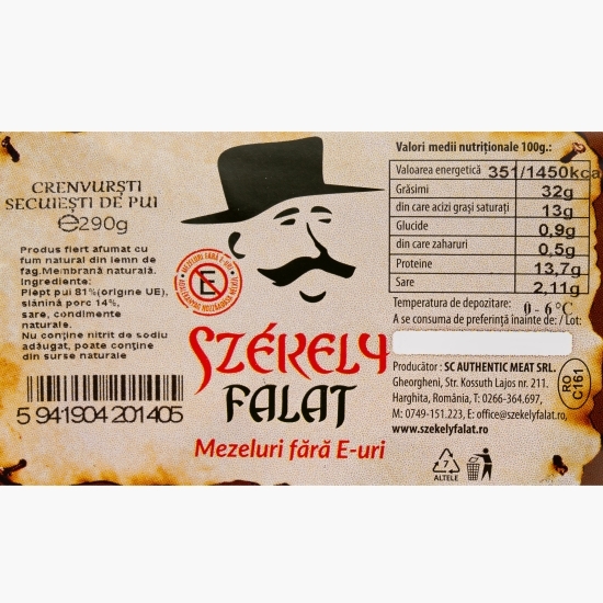 Crenvurști secuiești de pui 290g