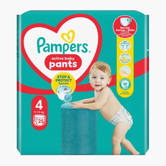 Scutece chiloțel Pants, mărimea 4, 9-15kg, 25 buc