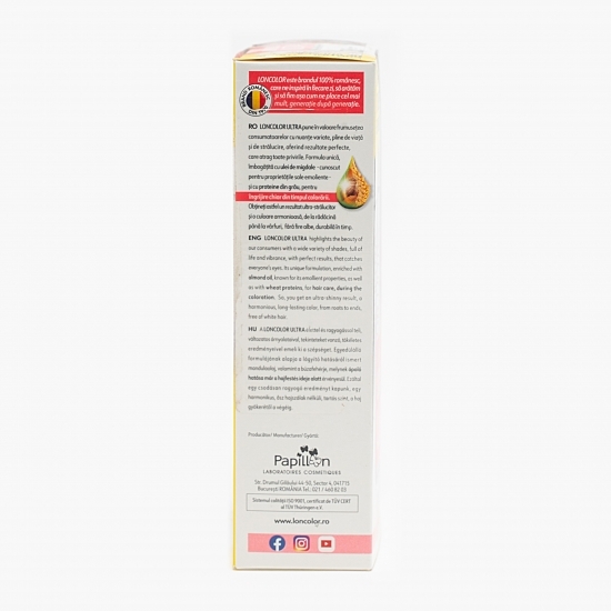 Vopsea permanentă pentru păr Ultra Duo 7.62 Roșu grenadine 200ml