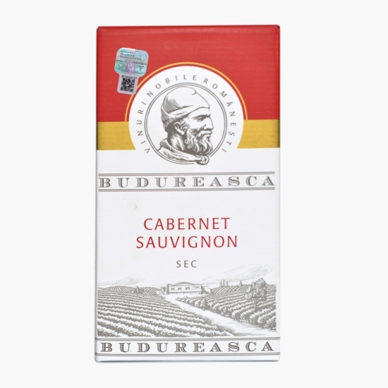 Vin roșu sec Cabernet Sauvignon, 14.5%, bag in box 2l