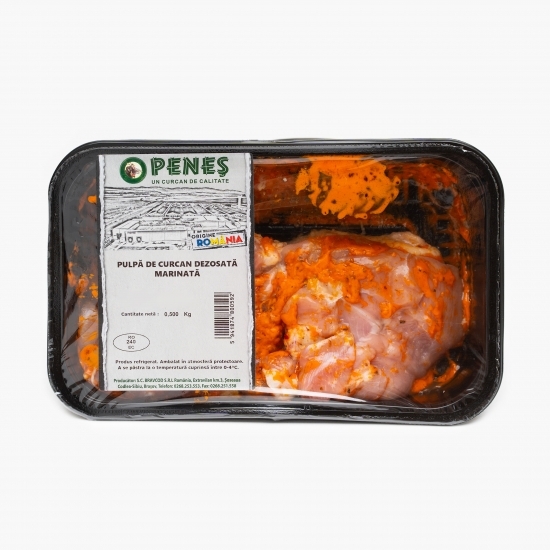 Pulpă de curcan dezosată marinată 500g