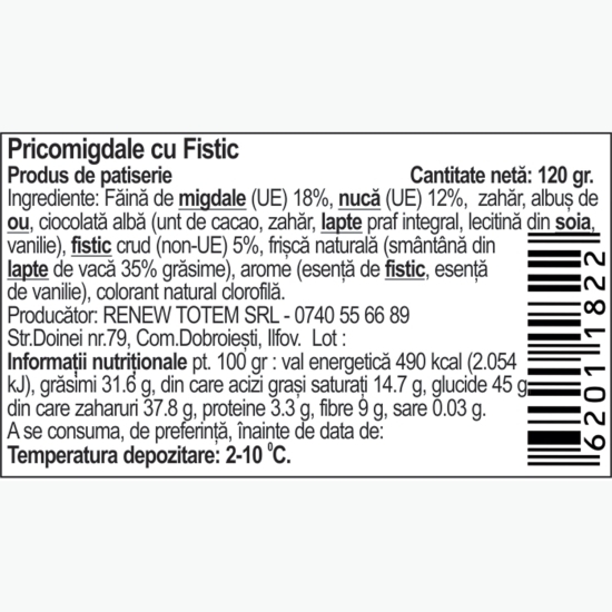 Macarons cu fistic 120g