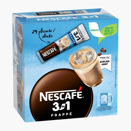 Mix de cafea instant Frappe 3în1 plicuri, 24x15g
