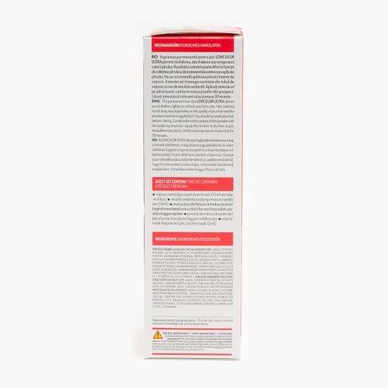 Vopsea permanentă pentru păr Ultra 8.66 Roșu intens deschis 100ml