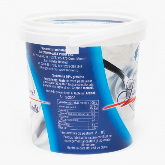 Smântână maturată 16% grăsime 900g