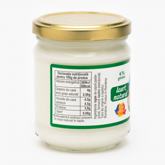 Iaurt natural din lapte de capră 200g