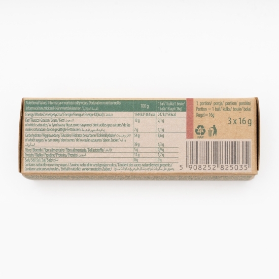 Gustare vegană măr și scorțișoară 3x16g