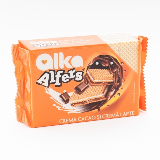 Napolitane cu cremă de cacao și cremă de lapte 170g