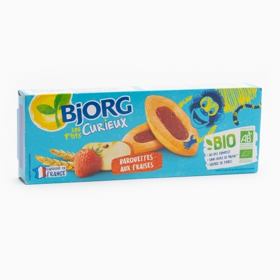 Biscuiți bărcuțe eco cu căpșune 120g