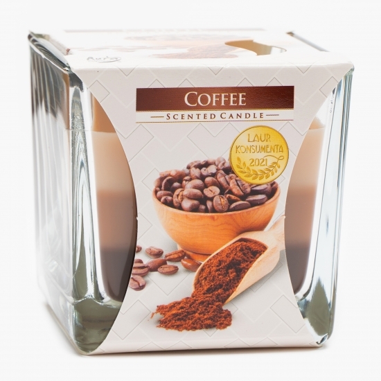Lumânare parfumată pahar trei culori Cafea