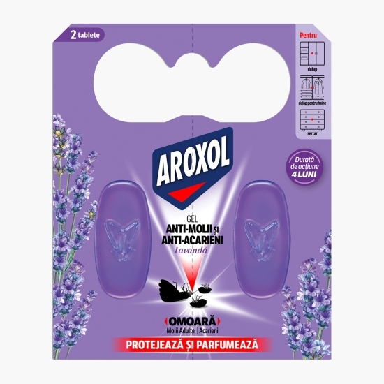 Gel antimolii și antiacarieni, lavandă 2 buc