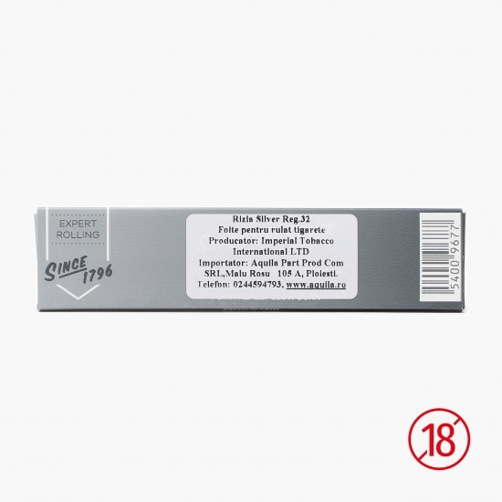 Foițe pentru rulat Silver Regular 32 buc
