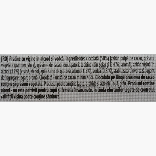 Praline ciocolată Cherrisimo vodcă 142g