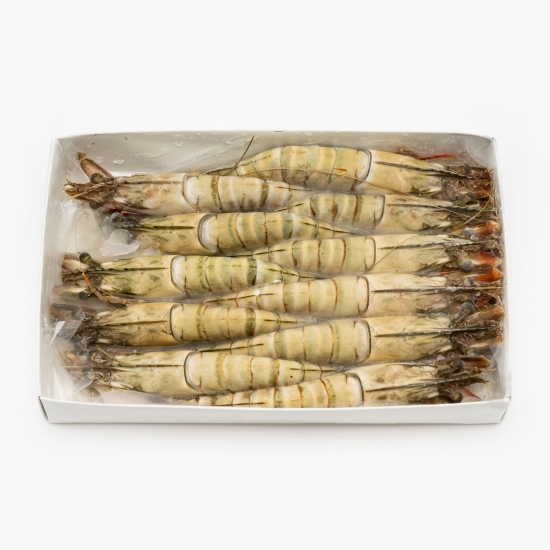 Creveți cruzi, întregi Black Tiger 8/12, 1kg 