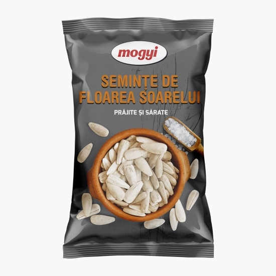 Semințe de floarea-soarelui albe prăjite și sărate 80g