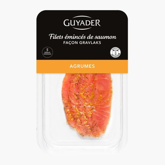 Somon Gravlaks marinat cu citrice 100g