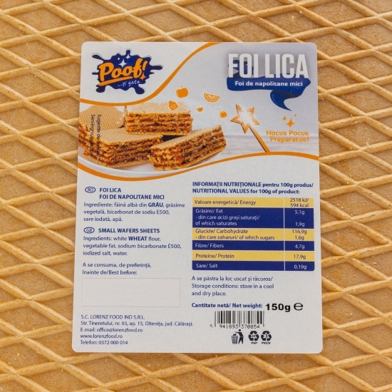 Foi de napolitane mici 150g