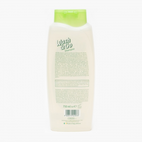 Șampon cu apă de nucă de cocos Hydra Pure 0.75l