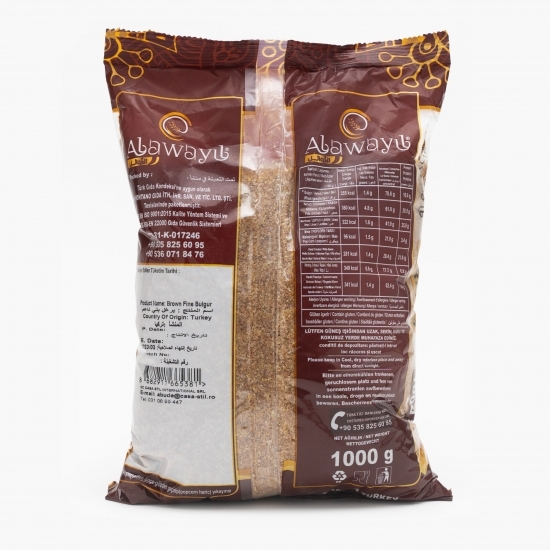 Boabe bulgur fin maro 1kg