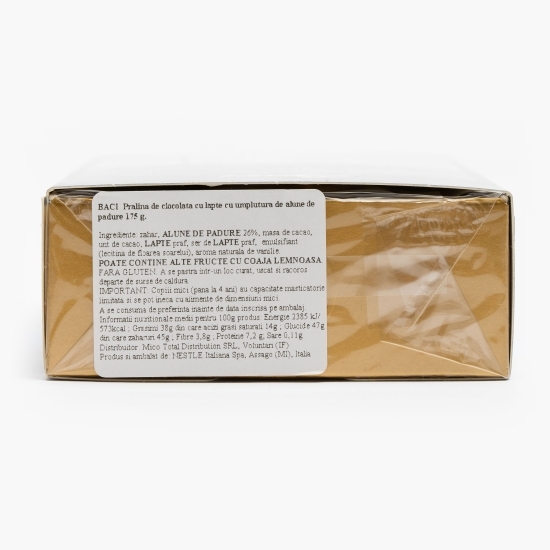 Praline de ciocolată cu lapte cu umplutură alune de pădure 175g